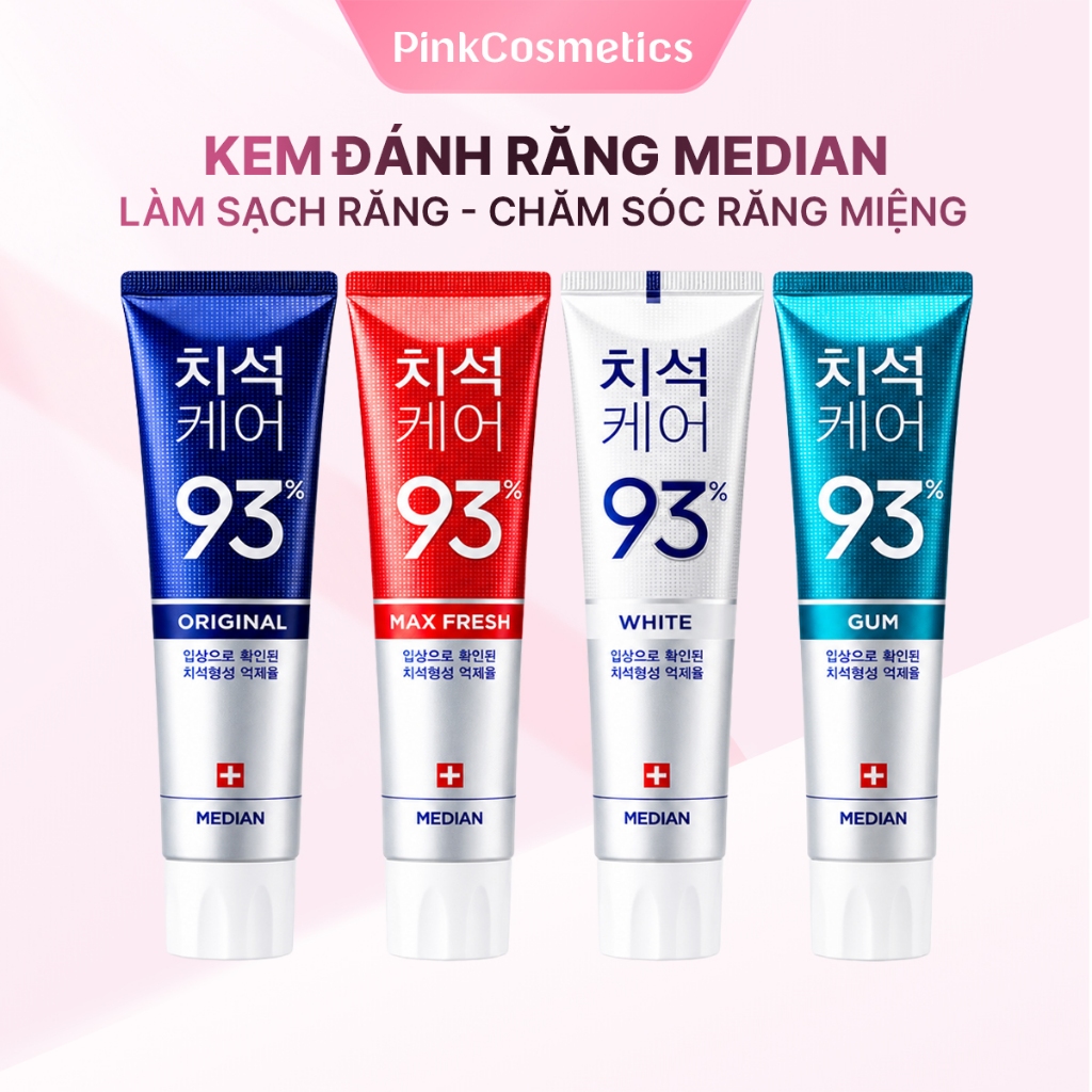 Kem Đánh Trắng Răng MEDIAN 93% Tooth-Paste 120gr