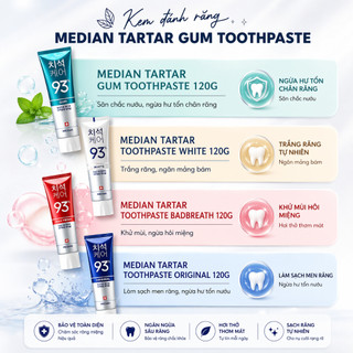 Kem Đánh Trắng Răng MEDIAN 93% Tooth-Paste 120gr