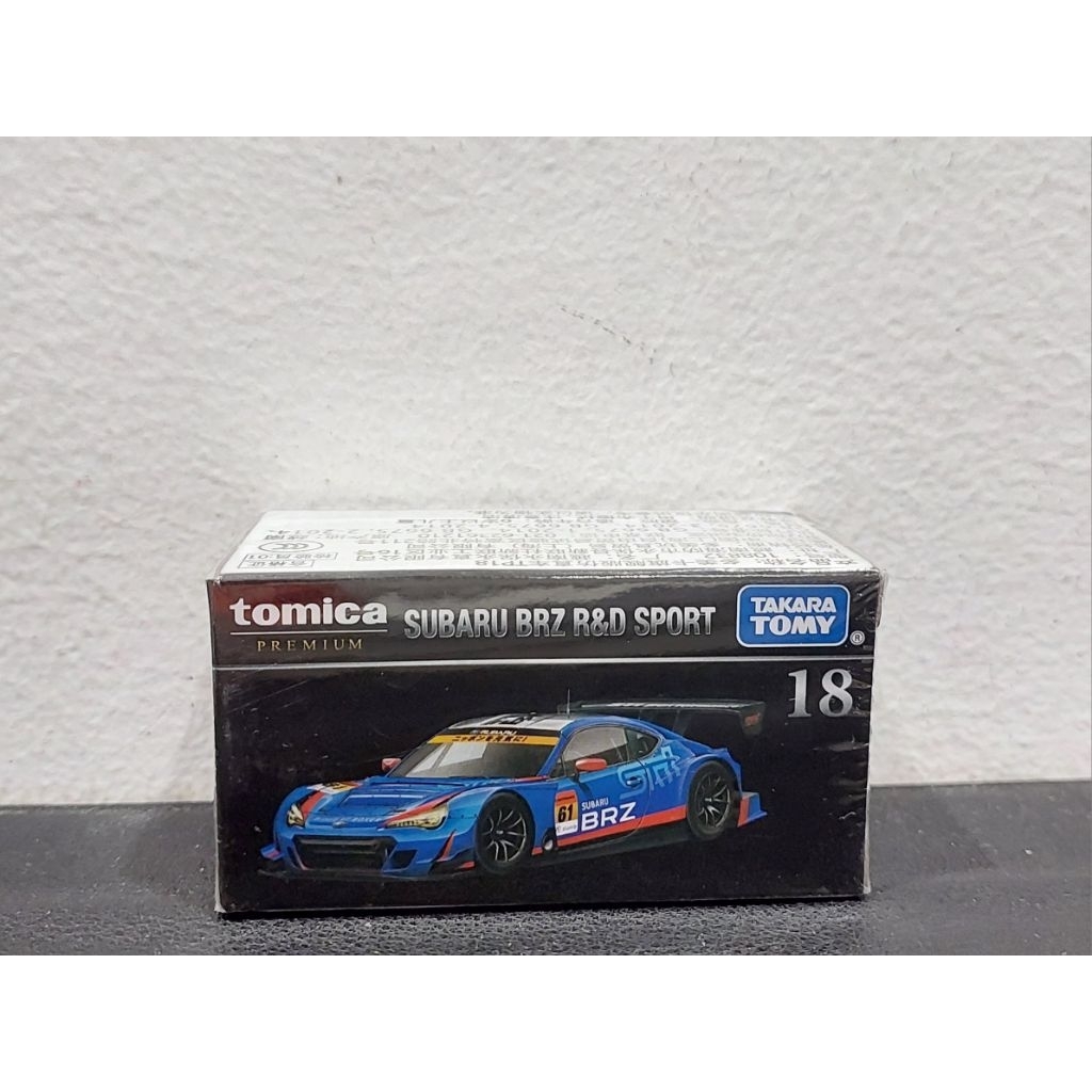 Xe mô hình Tomica Premium số 18 Subaru BRZ R&D Sport (new seal)  - Made in Vietnam