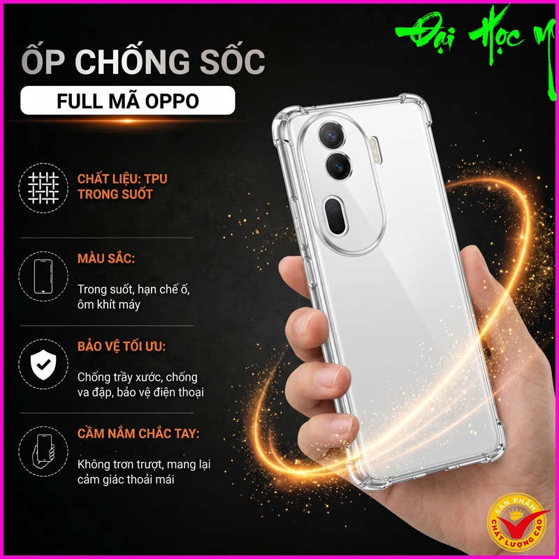 Ốp Lưng dẻo chống sốc Oppo Reno 8/ Reno 8 Pro/ Reno 8 Pro+/ Reno 9/ Reno 9 Pro/ Reno 9 Pro+...chống 