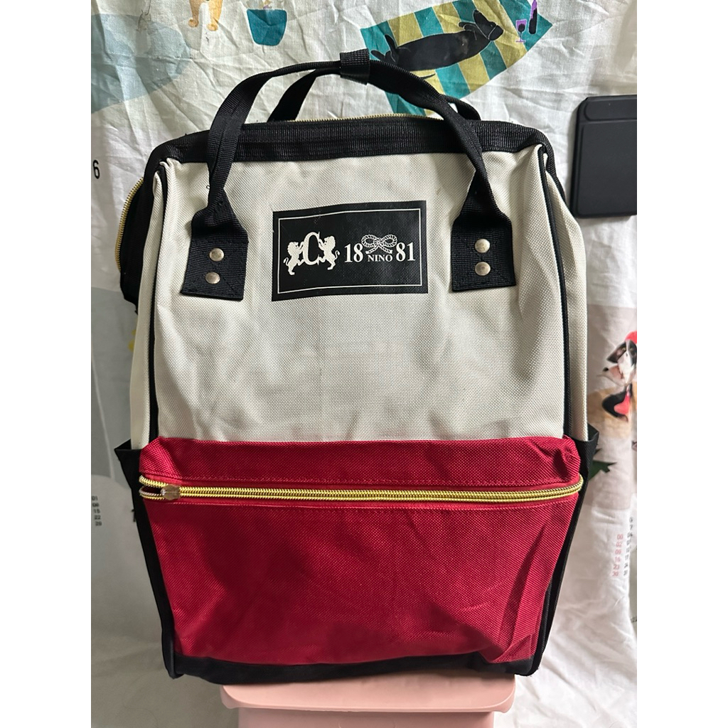 balo 2hand miệng túi có gọng.