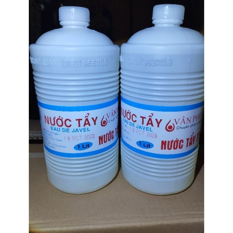 Nước tẩy trắng javen Vân Phương 1 lít(thùng 12 chai)