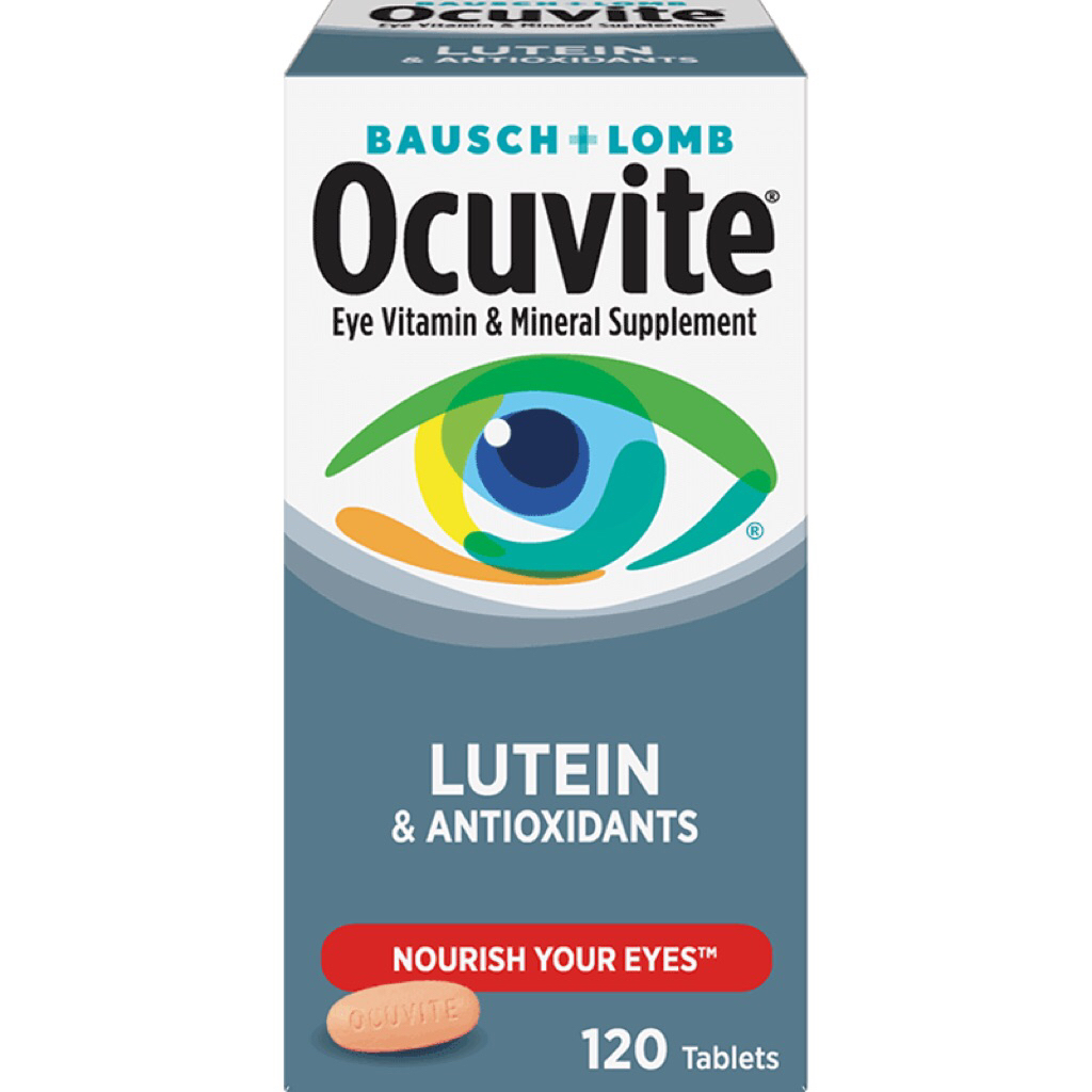 Viên Uống Bausch+Lomb Ocuvite Lutein & Antioxidants 120 viên
