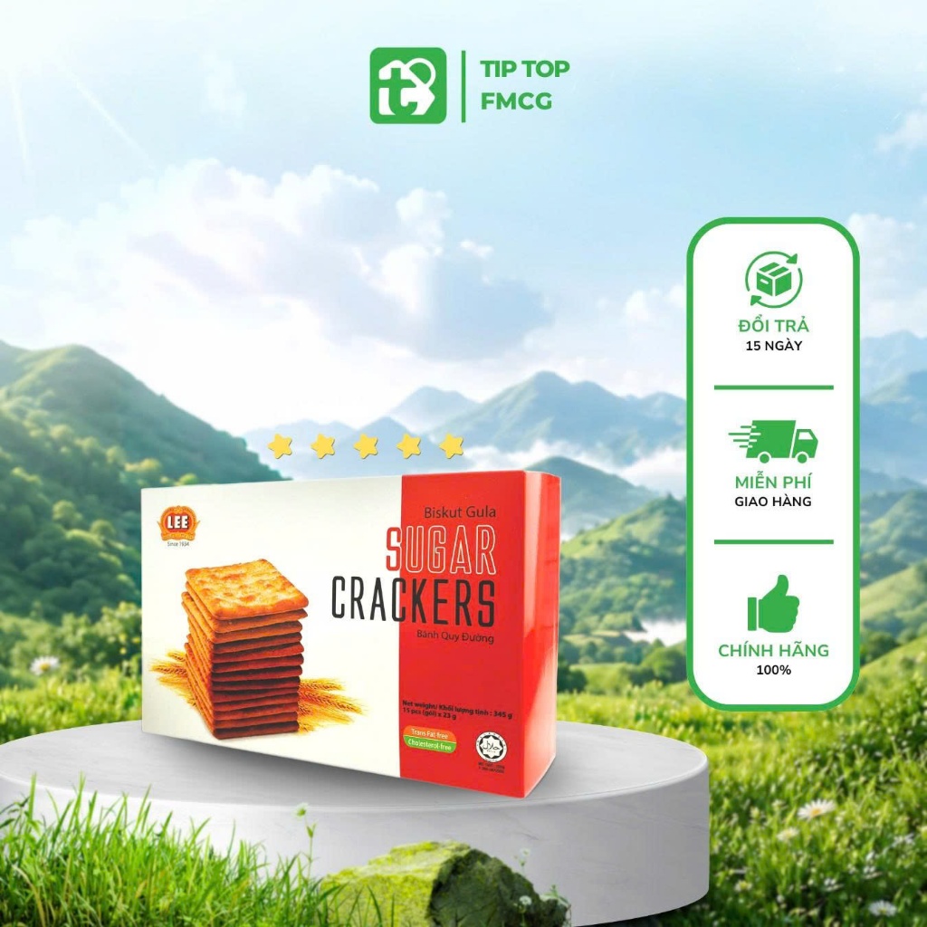Bánh Lee Lúa Đường 322g ,Nhập Khẩu Malaysia ,Màu Đỏ