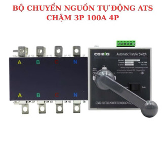 ATS chuyển nguồn tự động 1pha, 3 Pha 100A, 125A Tuyến Solar. BH chính hãng 18th
