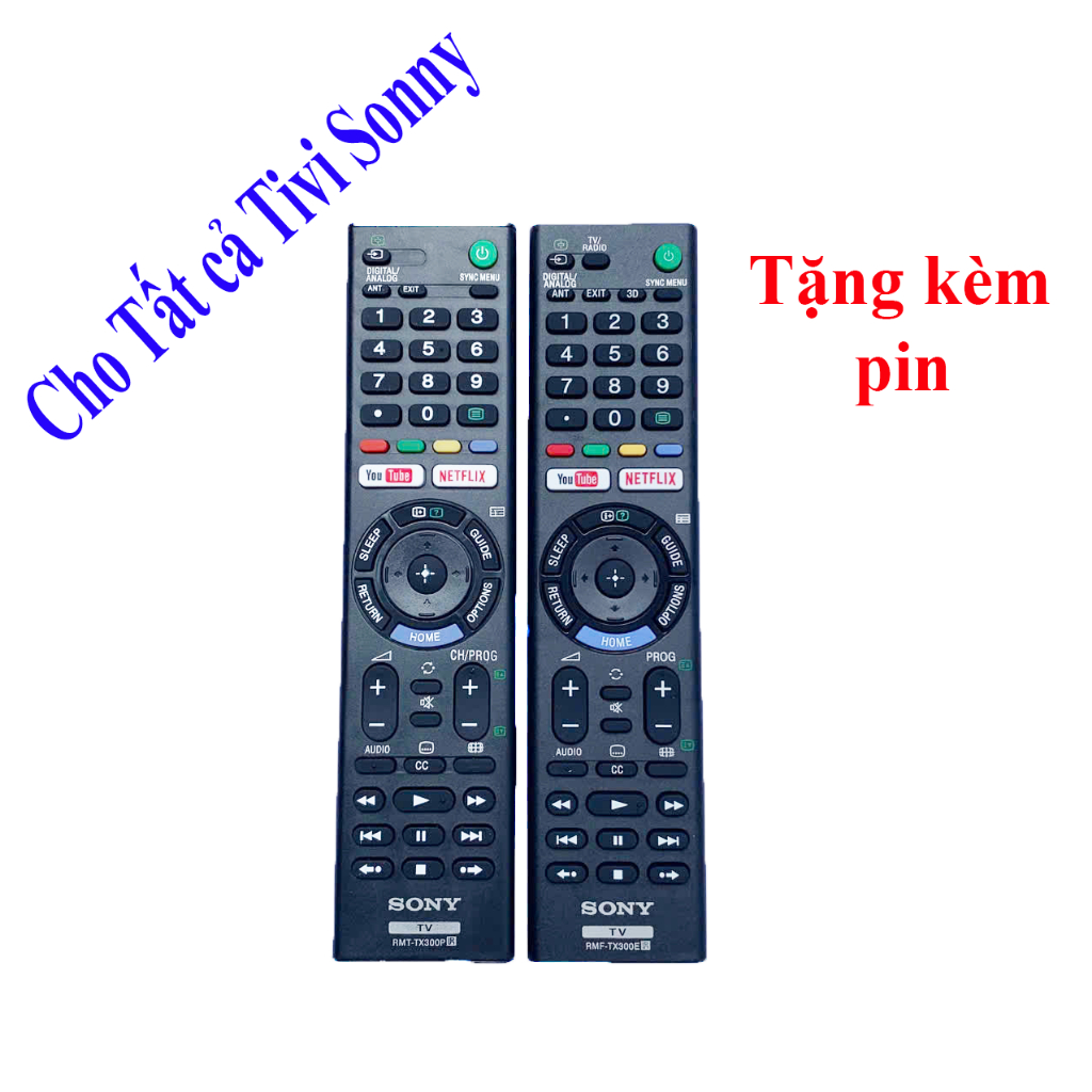 Điều Khiển Tivi Sony Loại tốt - Dùng cho tất cả dòng tivi sony hiện nay