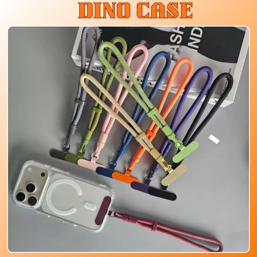 [ DN 02 ] Dây Đeo Điện Thoại DINO CASE Chống Rơi Thời Trang | Dây Đeo Cổ Tay Cho Ốp Điện Thoại Nhiều