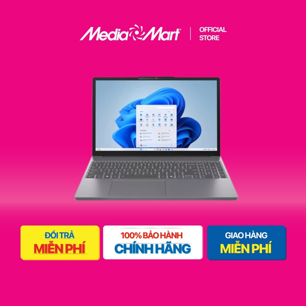[ Mediamart Mall ] Laptop LENOVO IdeaPad Slim 3 16IRH10 83K20004VN BH chính hãng,Ship 0đ