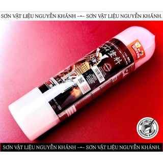 SƠN XỊT SAMURAI 2K01 MÀU TRONG 400ML – SƠN BÓNG 2K TRONG SUỐT, PHỦ BẢO VỆ BỀ MẶT