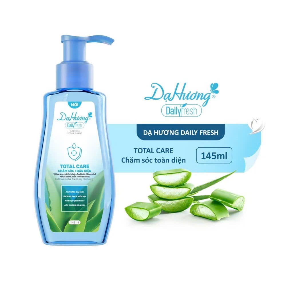 Dung Dịch Vệ Sinh Dạ Hương Daily Fresh Total Care - Chăm Sóc Toàn Diện 145ml