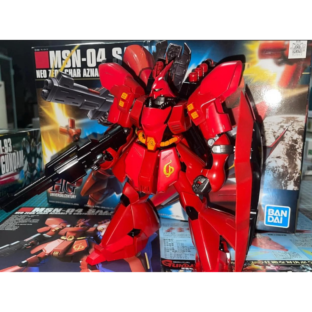 Mô Hình Lắp Ráp Bandai HGUC 088 1/144 MSN-04 Sazabi  - GundamGao