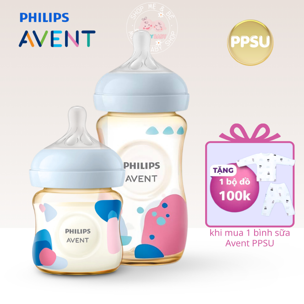 Bình sữa Philips Avent Natural PPSU 125ml 260ml 330ml