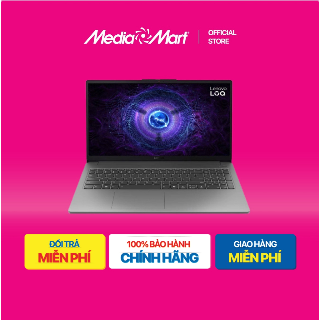 [ Mediamart Mall ] Laptop Lenovo Gaming LOQ 15IAX9E 83LK0079VN /i5-12450HX/16GB/512GB/RTX3050 6GB/15