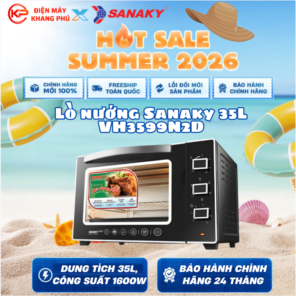 Lò nướng Sanaky 35L VH3599S2D