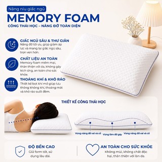 Gối cao su non MEMORY FOAM Samick Furniture - Giải pháp cho đau mỏi vai gáy