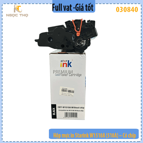 Hộp mực in Starink W1510A 510A – Có chíp – Dùng cho HP 4003dn/dw & MFP 4103fdn/fdw – Hàng chính hiệu