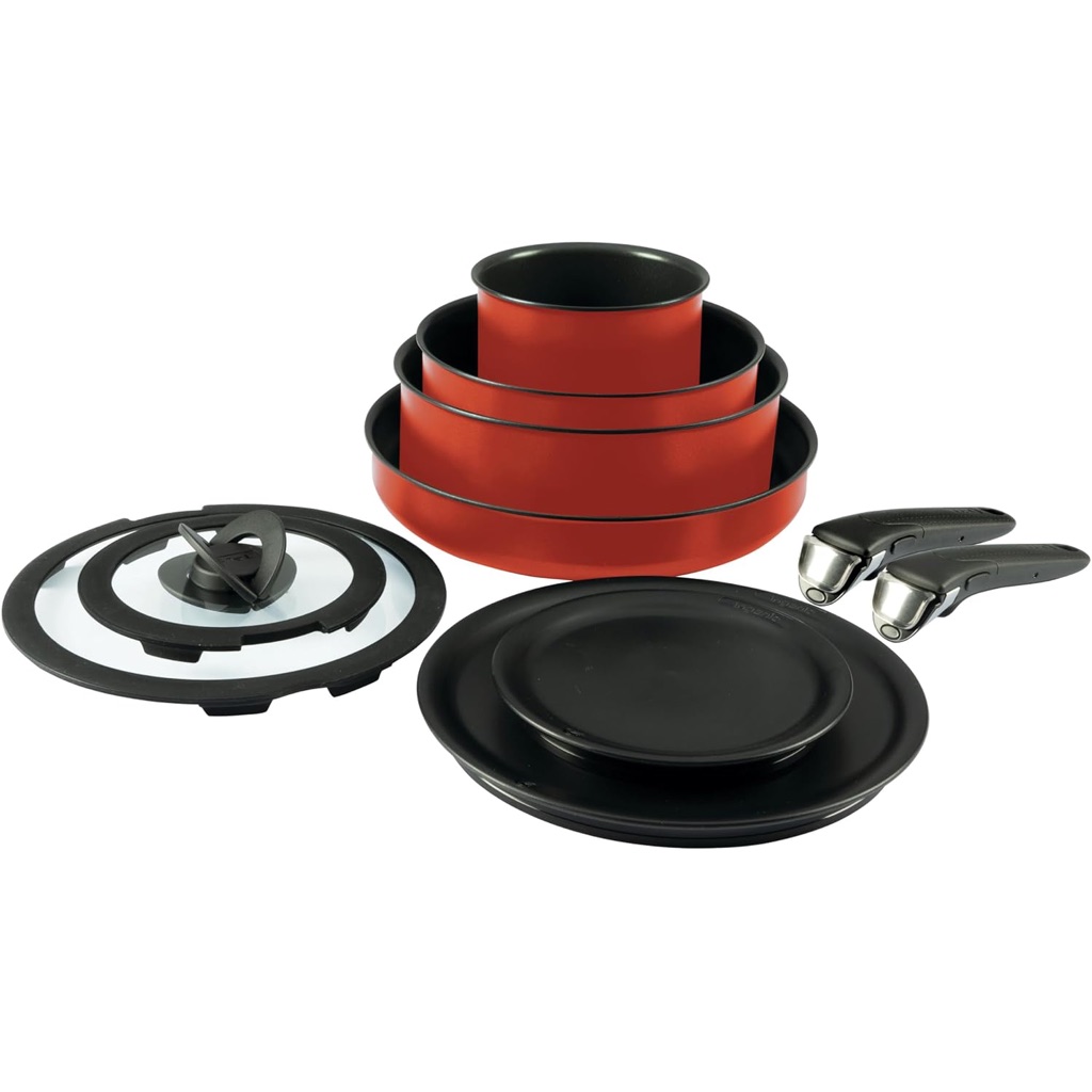 Bộ Nồi Chảo T-fal Ingenio 10 Món Tay Cầm Tháo Rời -Chống Dính, bếp từ/gas |T-fal Ingenio Nonstick Co