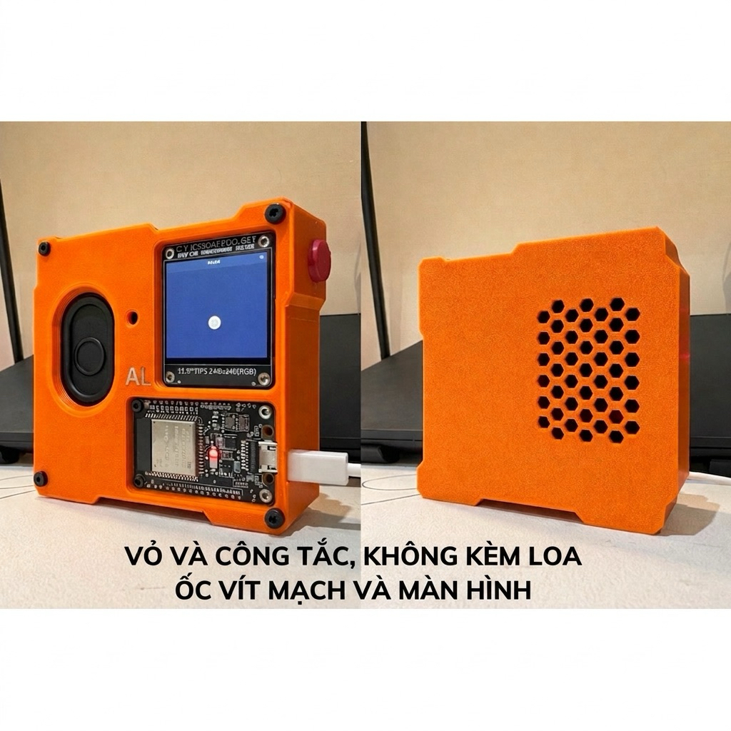 Hộp ESP32 AI – Vỏ in 3D cho ESP32 + màn hình 1.54 inch