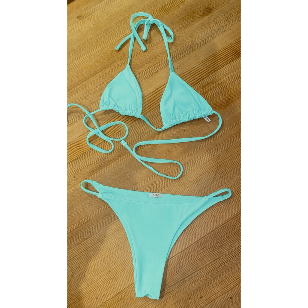 (HOẢ TỐC - SẴN) Bikini Màu Xanh Ngọc Tiffany | BigBuy360 - bigbuy360.vn