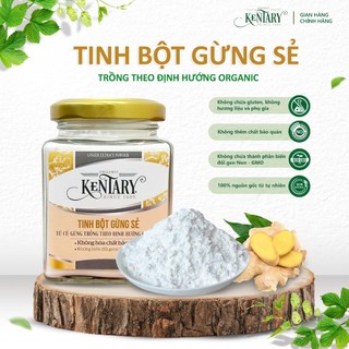 Tinh Bột Gừng Sẻ Nguyên Chất Kentary - Vị Cay, Thơm Đặc Trưng Của Gừng - Hũ 100gr