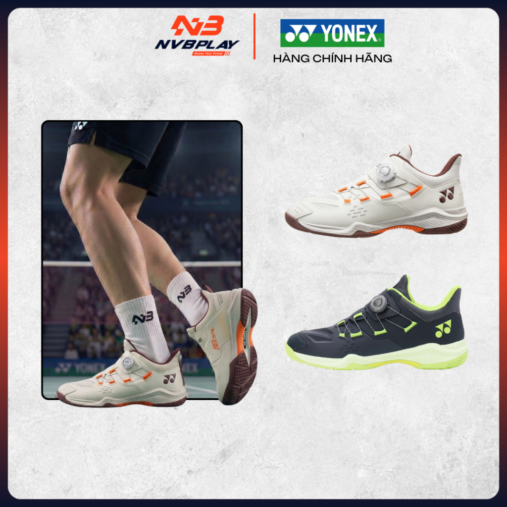 Giày Thể Thao Yonex Power Cushion 88 Dial 3 Chính Hãng - 88 Dial 3 Wide - Êm Ái, Hệ Thống Núm Vặn BO