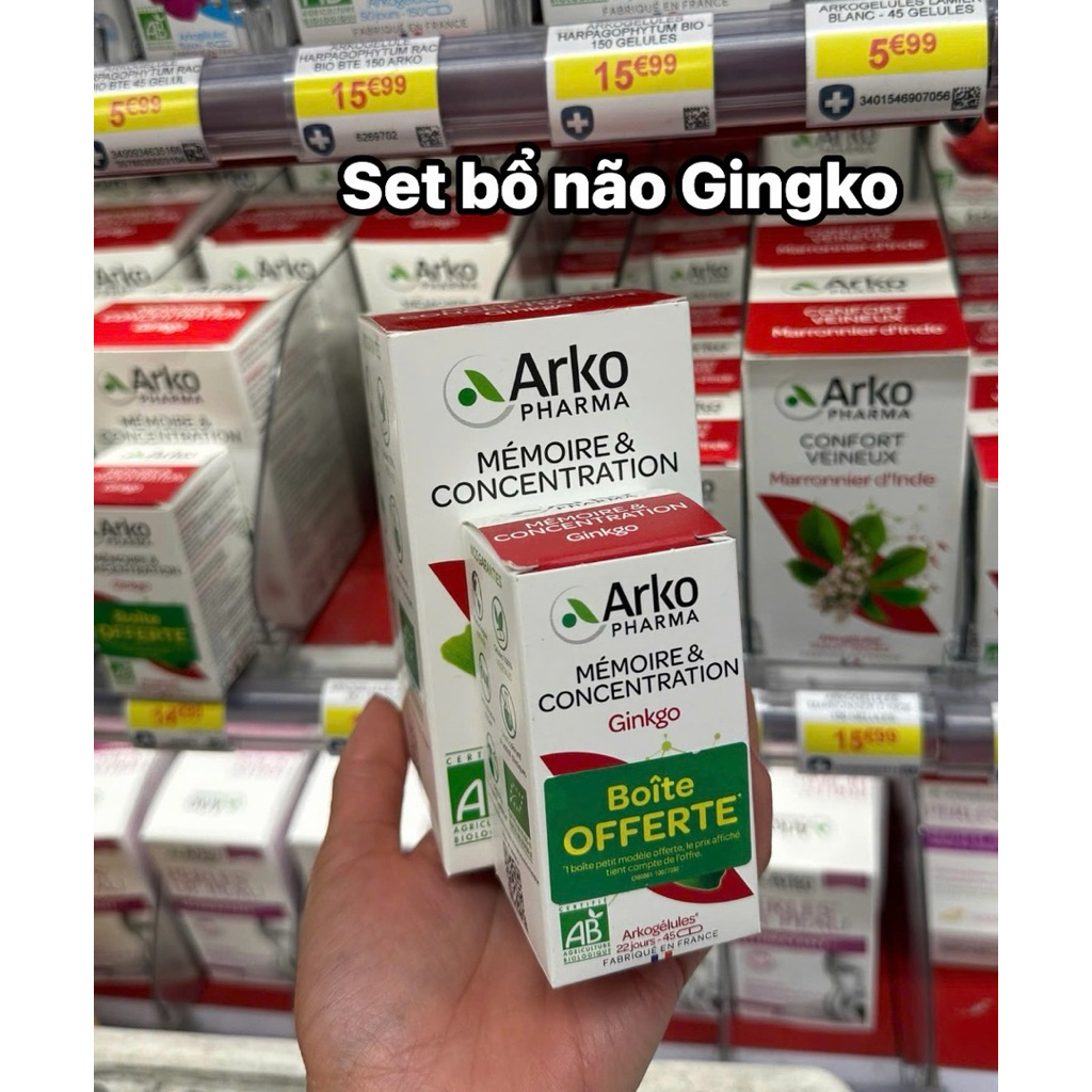 Bổ não Ginkgo Pháp