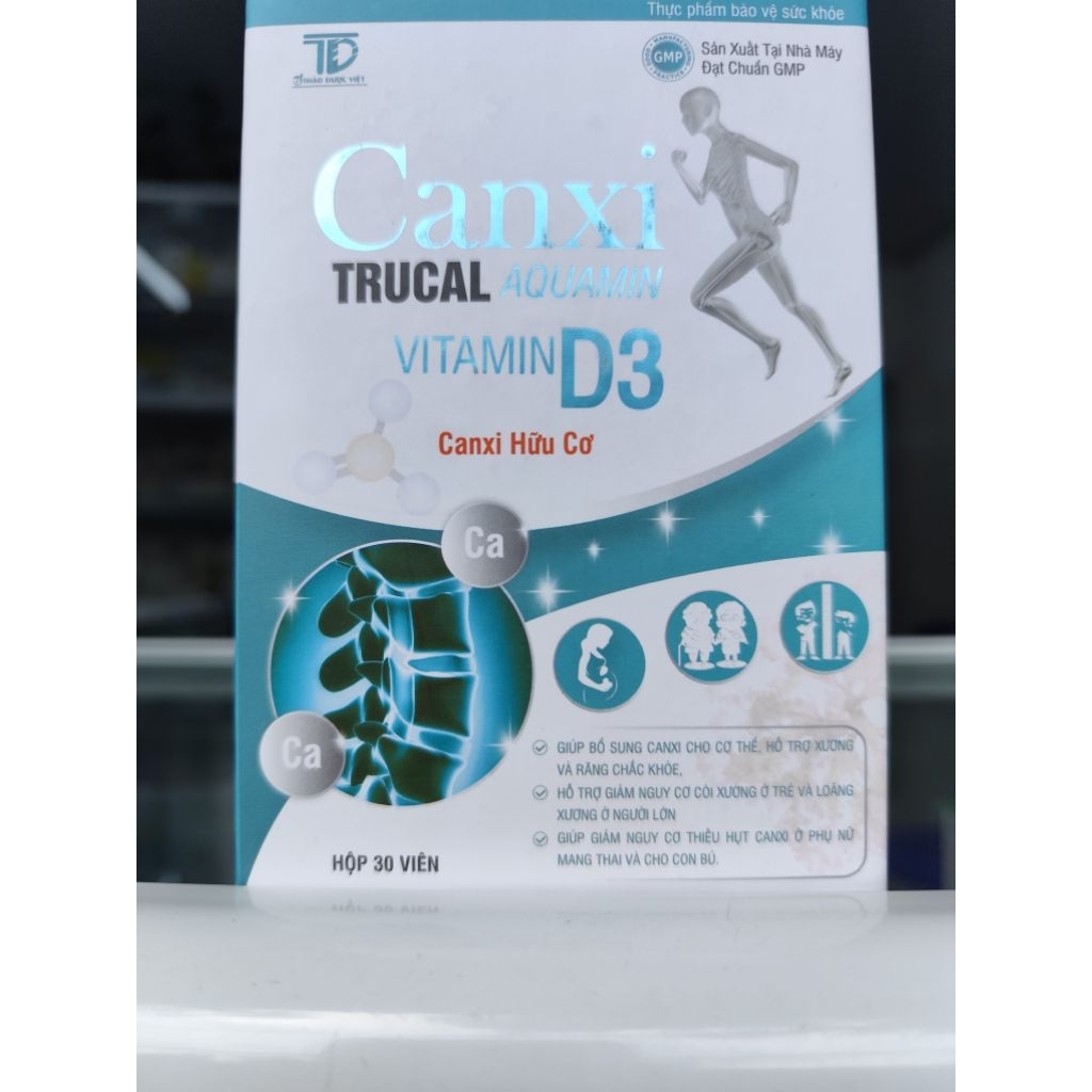 Viên uống Calci Aquamin bổ sung Calci và vitamin D3,K2 cho cơ thể.