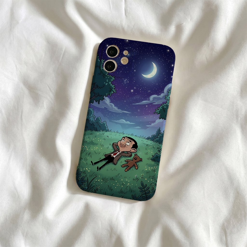 Ốp lưng case Mr.Bean 6 7 8 X XR XsM 11 12 13 14 15 16 17 Plus ProM MangoOvil TPU004
