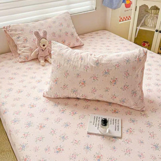 Set ga gối cotton đũi mềm mịn