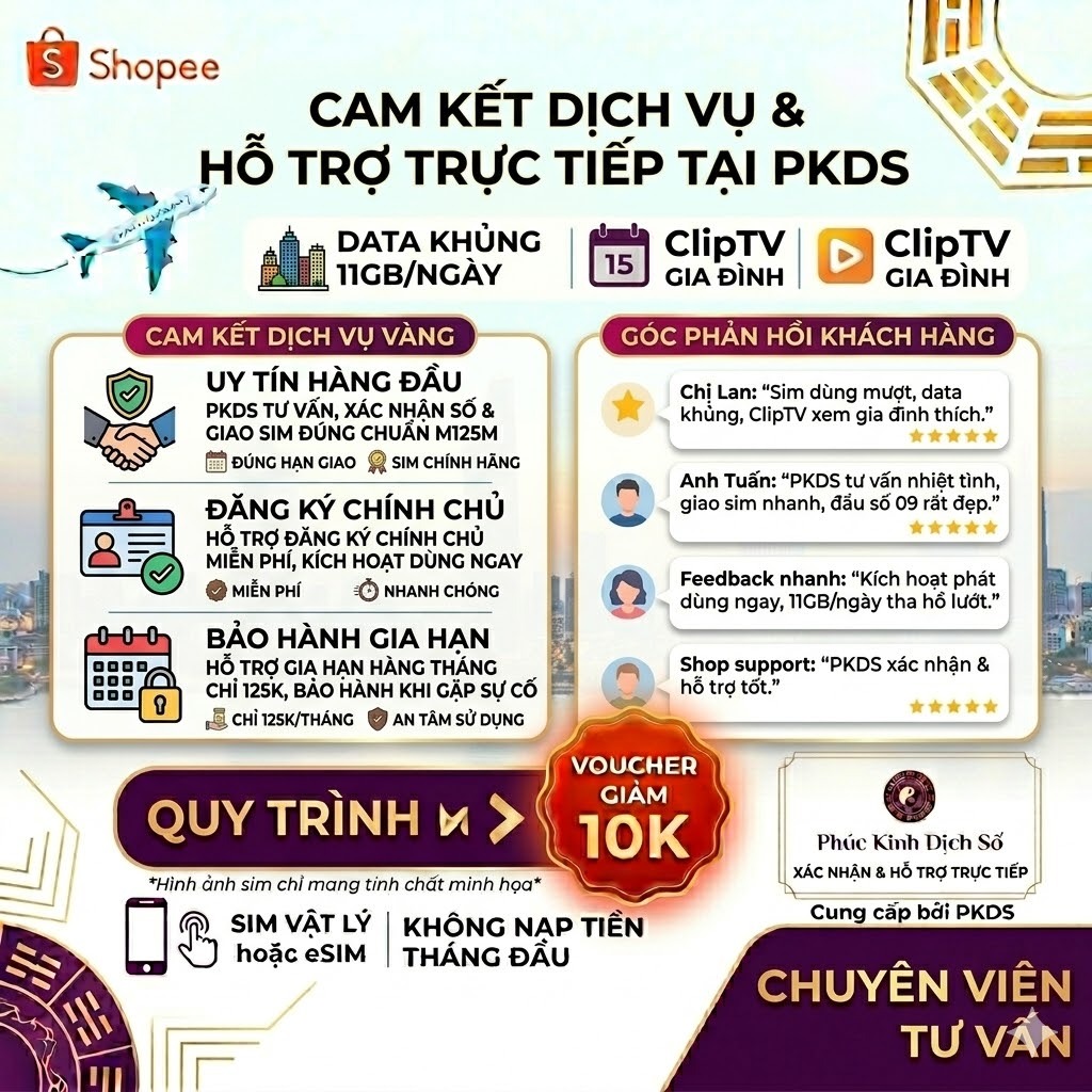 SIM MobiFone M125M 11GB/Ngày, Miễn Phí Tháng Đầu - ảnh 3
