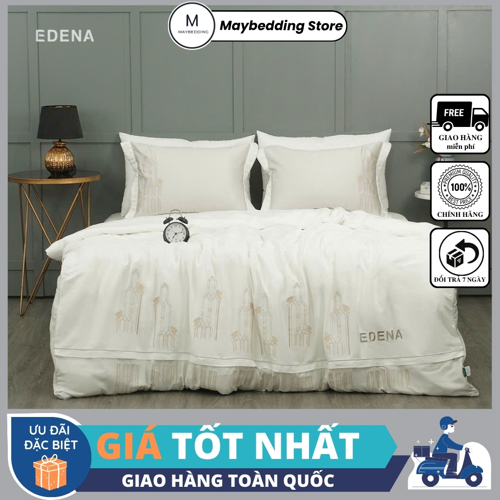 Bộ Ga Tencel 60s EDENA Mẫu A719 - Chính Hãng EDENA