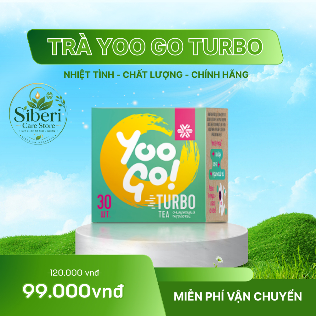 Trà Yoo go Turbo Tea Body T Siberian Health - ( 30 túi/hộp )