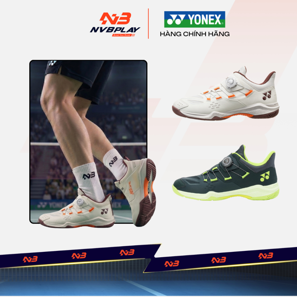 [CHÍNH HÃNG] Giày Thể Thao Yonex Power Cushion 88 Dial 3 - 88 Dial 3 Wide - Êm Ái, Hệ Thống Núm Vặn 