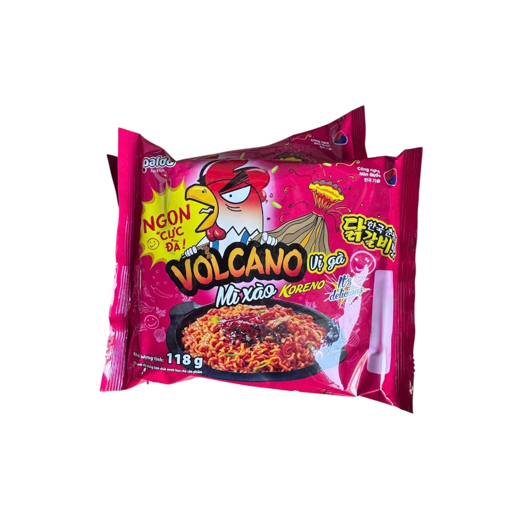 MÌ XÀO VỊ GÀ - VOLCANO KORENO 24 GÓI/THÙNG