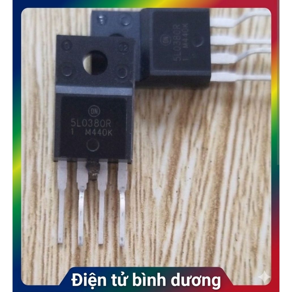 5 IC NGUỒN XUNG ĐỘ 5L0380R  Chính hãng ON 5 CHÂN MỚI CÔNG SUẨT TỚI 80W