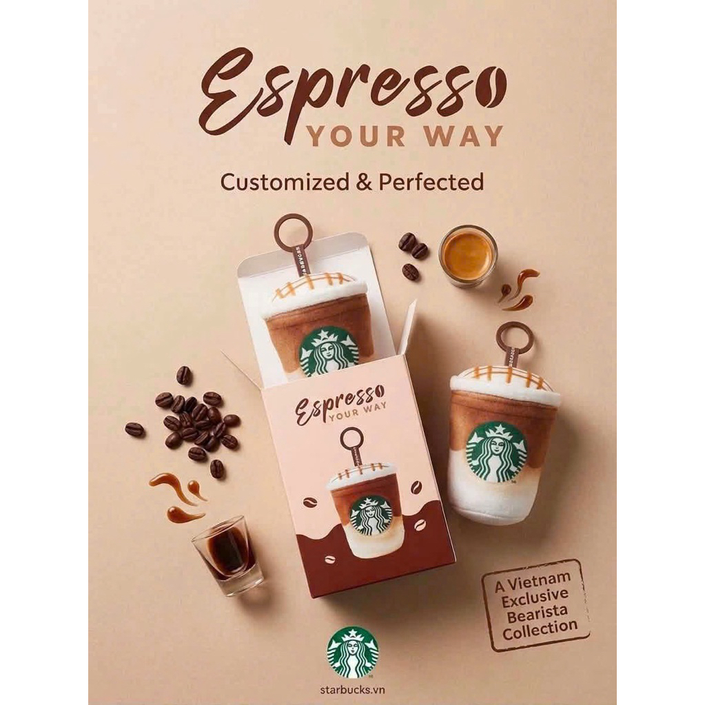 Móc Khoá Espresso Starbucks VietNam Limited