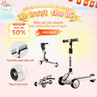 Xe Scooter Trẻ Em IIKO Chịu Tải 40kg - 2 Chế Độ Linh Hoạt, Bánh PU & Vòng Bi Cao Cấp, Bền Bỉ