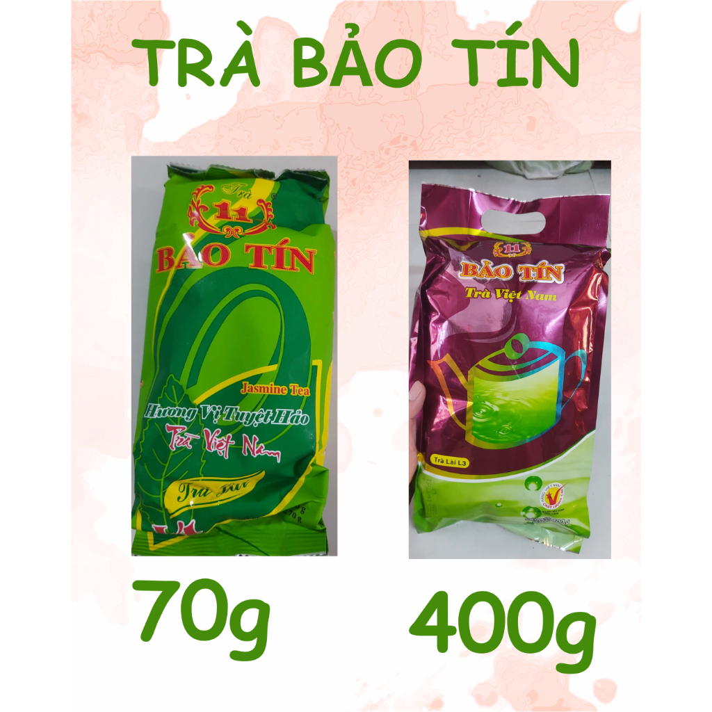 Trà Bảo Tín Lài L4 gói nhỏ 70g / L3 gói lớn 400g (mẫu mới)