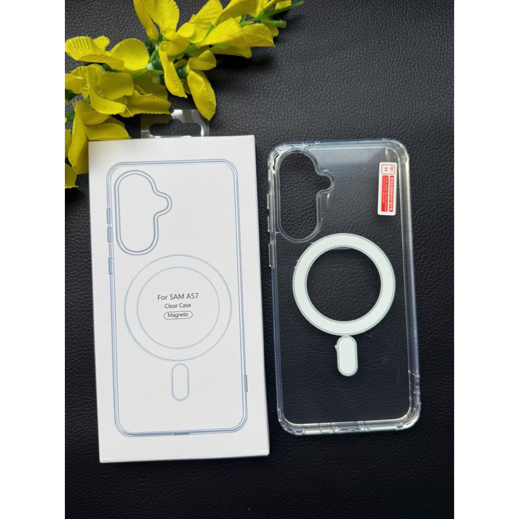 Ốp lưng Samsung Galaxy A37 , A57 Nam Châm HỖ TRỢ SẠC Không Dây trong suốt