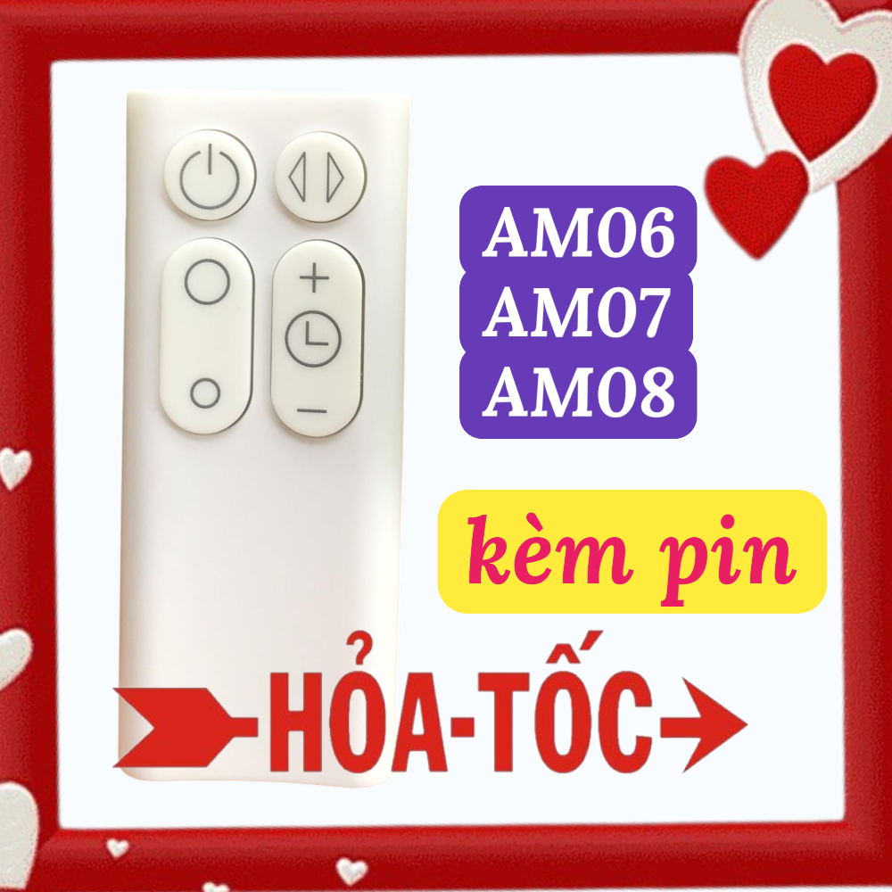 Bộ điều khiển từ xa thay thế cho quạt sưởi và làm mát Dyson AM06 AM07 AM08.