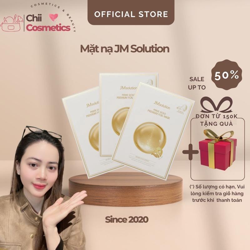 Mặt nạ JM Solution tinh chất vàng Prime Intensive (Hộp 5 miếng) - Mặt Nạ Vàng 24K Hỗ Trợ Cấp Ẩm Giảm