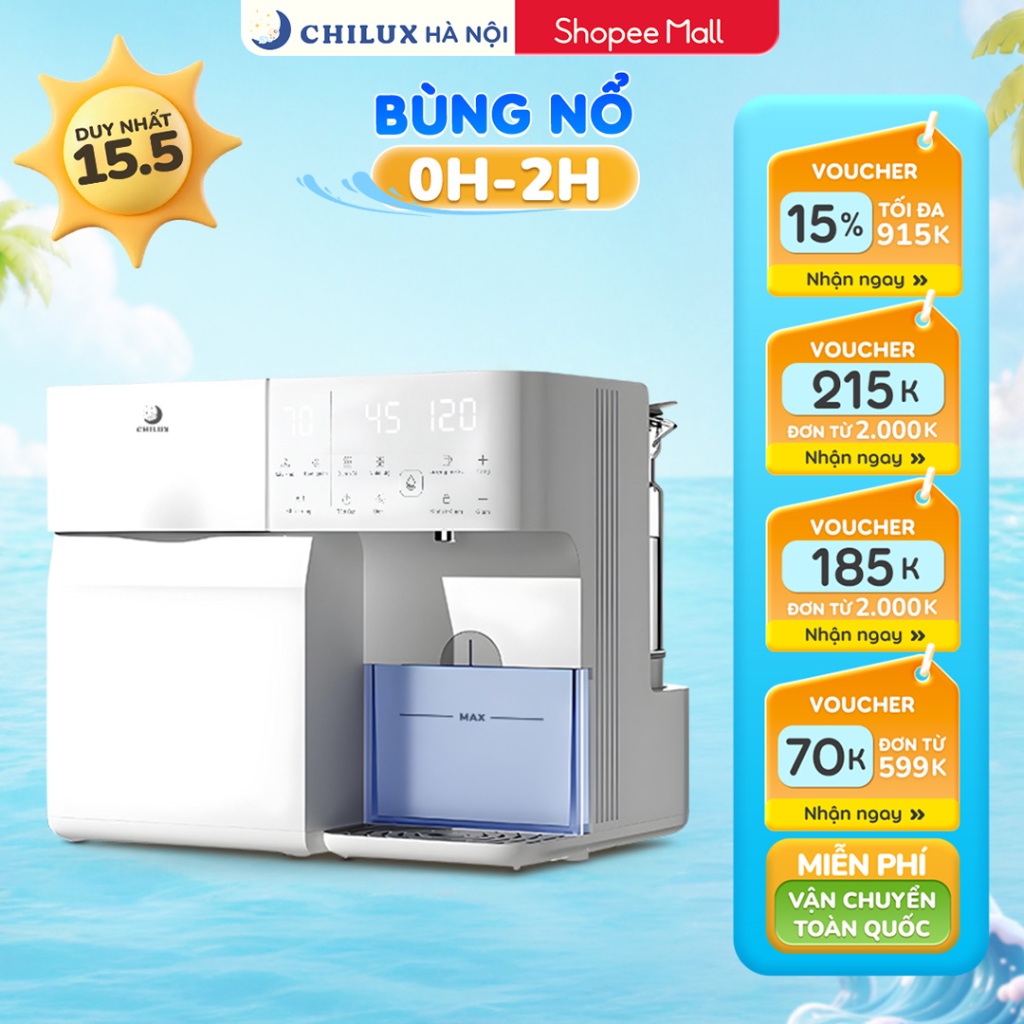 Máy tiệt trùng UV đa năng Chilux U3 - Tích hợp chung chức năng tiệt trùng và bảo quản 24h