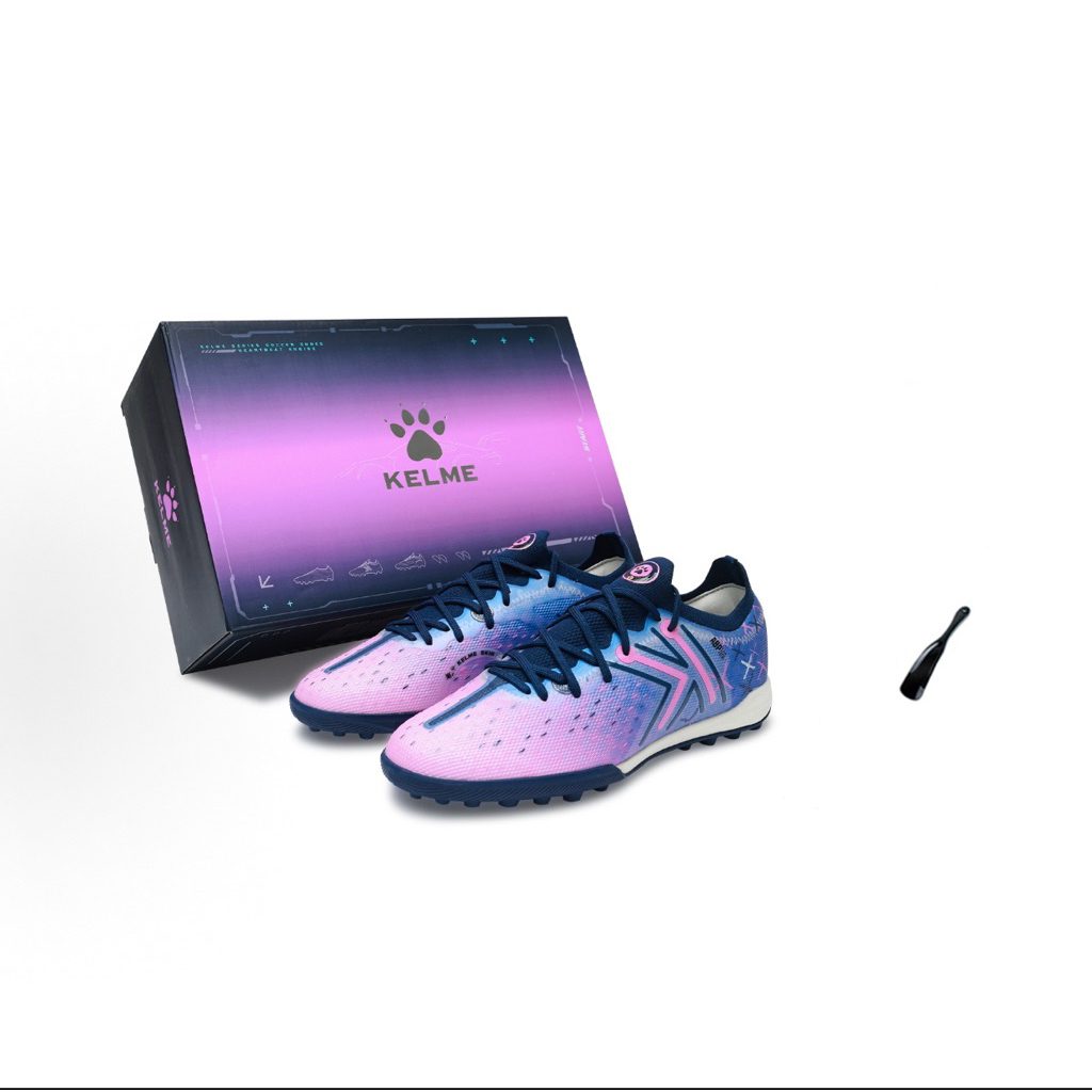 Giày bóng đá Kelme 5.0 TF - Xanh than hồng