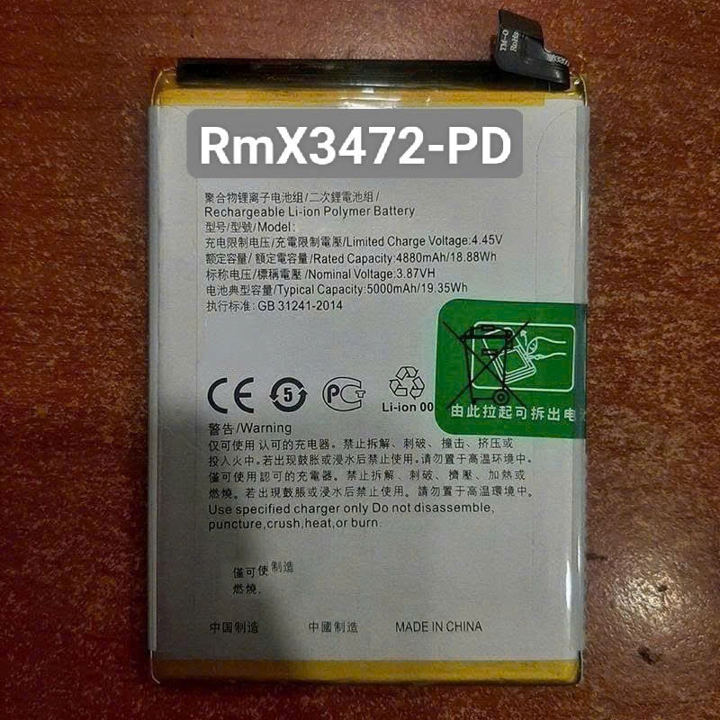 Pin thay thế opp RMX3472