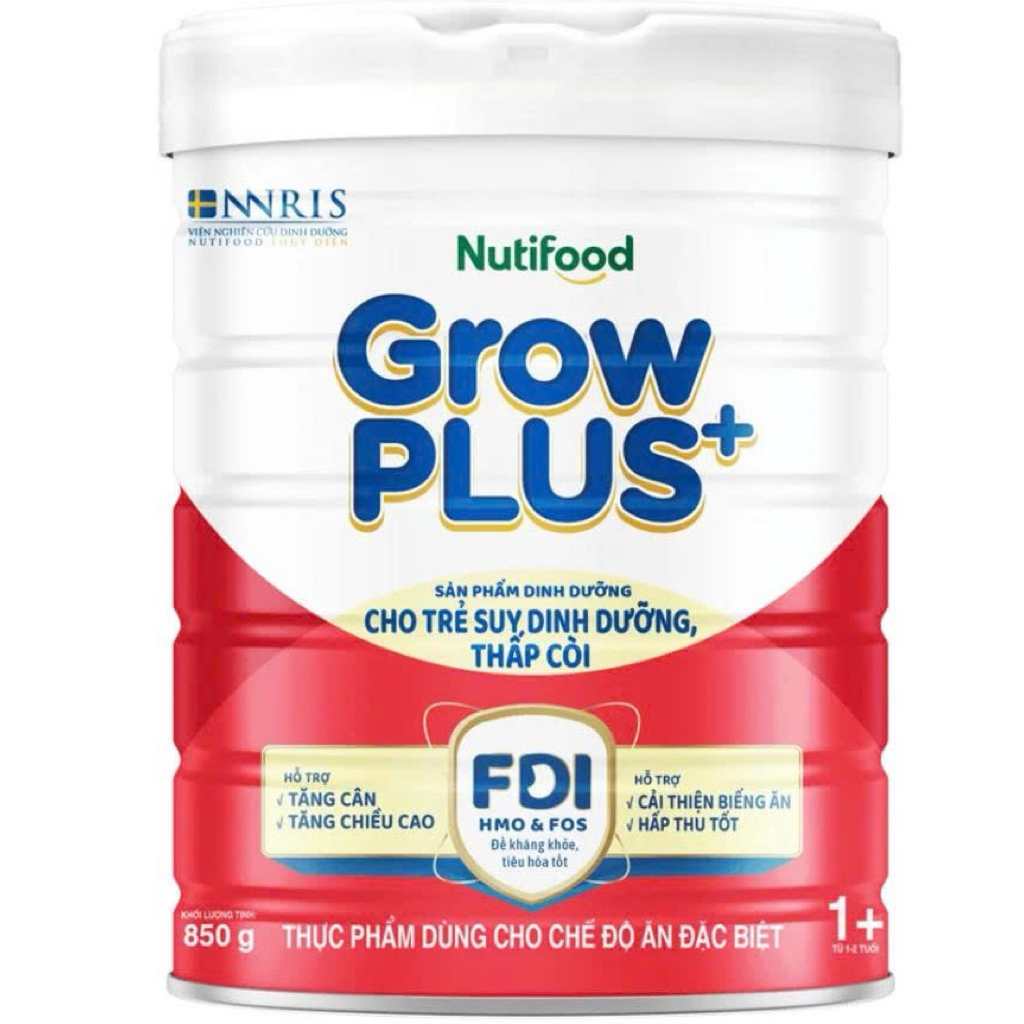 [ Chính hãng] GrowPlus Đỏ 850gr - tăng cân, tăng cường miễn dịch