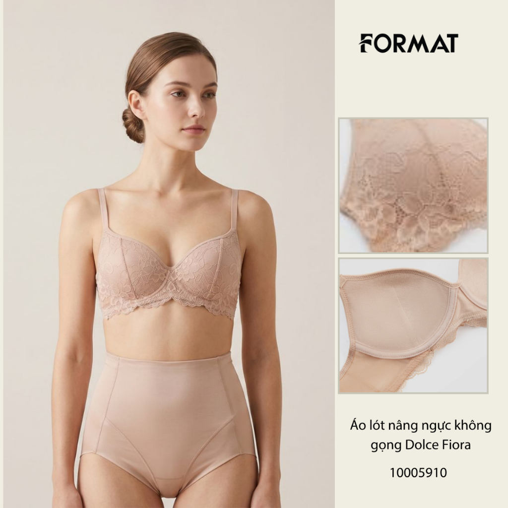 Áo lót  nữ Format 10005910 nâng ngực không gọng Dolce Fiora