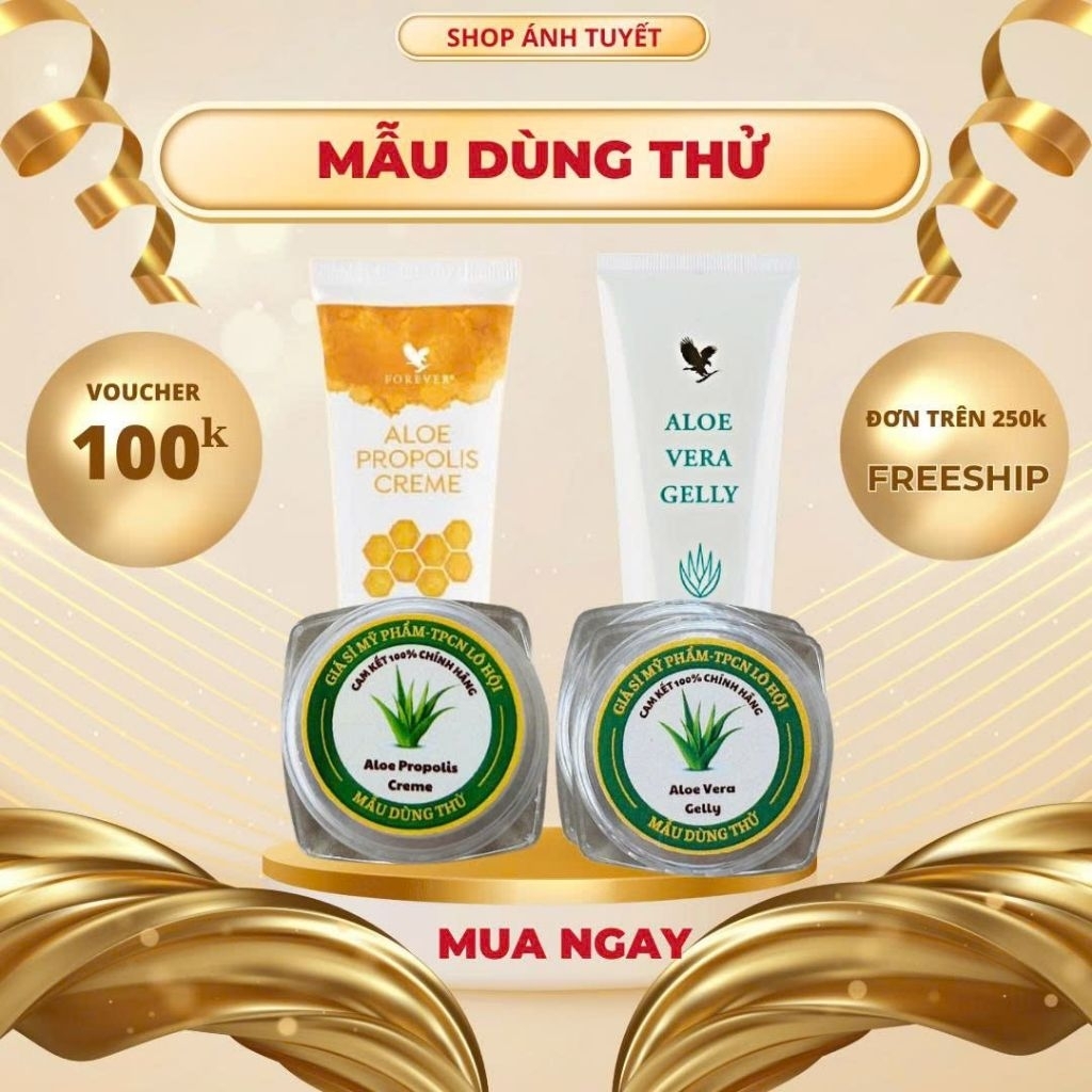 MẪU THỬ Gelly 061 & Kem Keo Ong 051 FLP | Dưỡng Ẩm – Làm Dịu Da – Phục Hồi Da Nhạy Cảm | Chính Hãng