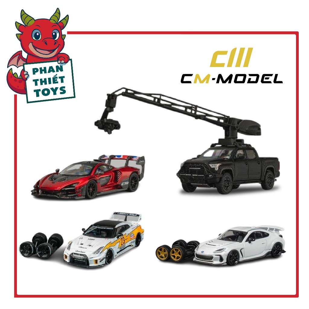 Mô hình xe Ford mustang Supra Mclaren 720SGT3X Senna bằng kim loại tỉ lệ 1:64 CM Model