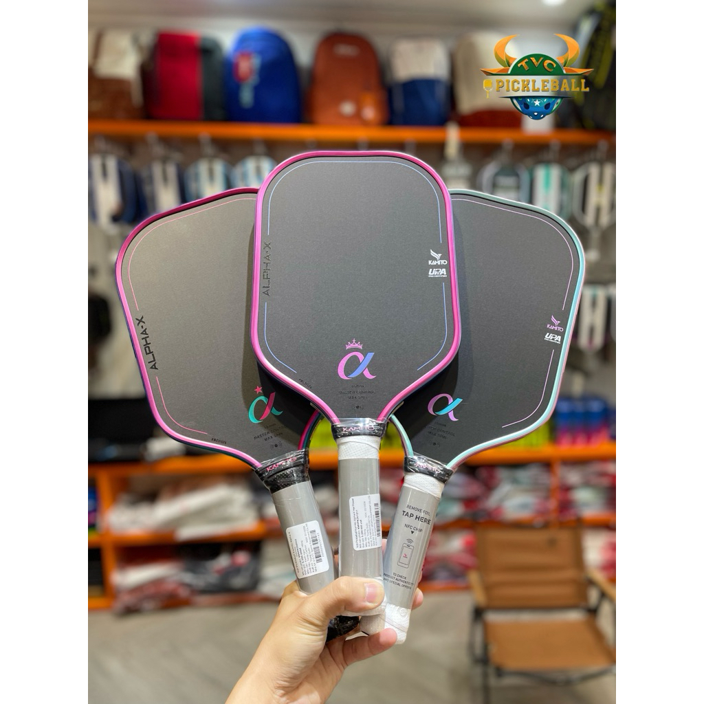 [ KAMITO ] VỢT PICKLEBALL KAMITO ALPHA X CHÍNH HÃNG ( tặng kèm quấn cán và dán viền )