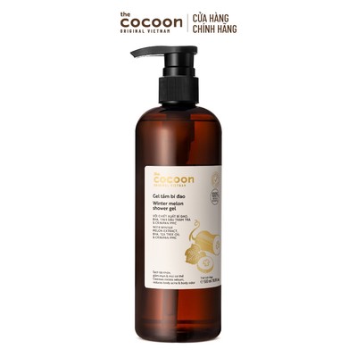 Gel tắm bí đao Cocoon giúp sạch bã nhờn, giảm mụn và mùi cơ thể 500ml